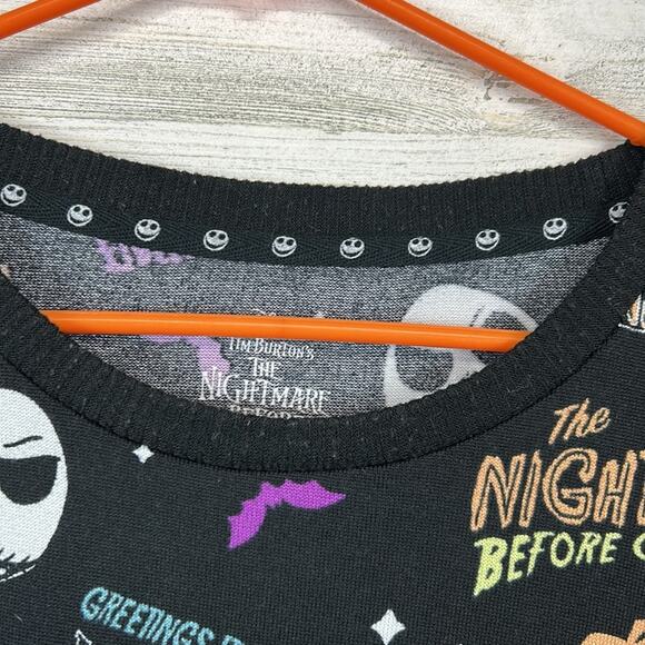 Disney The Nightmare Before Christmas Halloween Nightgown Long Sleeve Size 2X - Picture 5 of 6